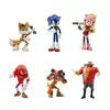 Супер Соник фигурки набор фигурок Super Sonic и его друзья 6 шт 6-7 см