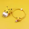 Покемон Пикачу Pokemon Pikachu Защитный рукав зарядного кабеля мобильного телефона, кабель для зарядки мобильного телефон