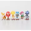 Супер Соник и его друзья Super Sonic and his friends Ежик набор детских фигурок 6 шт 7см