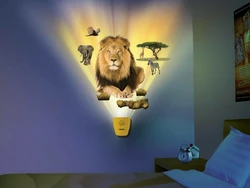 Король Лев The Lion King Дисней детский светильник с декорациями на стену в детскую комнату