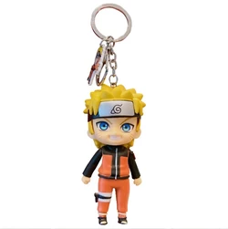 Наруто Naruto силиконовый брелок Мультяшный брелок аниме держатель для ключей 5см