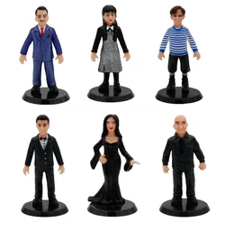 Семейка Аддамс  Уэнздей The Addams Family Wednesday Addams набор фигурок 6шт 9-10см
