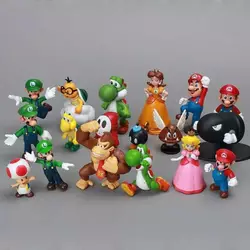 Фигурки героев игры Супер Марио 18 шт