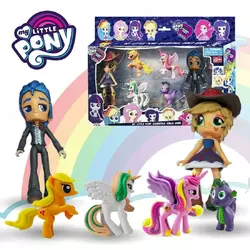 Май литл Пони My Little Pony набор игрушек Пони 6 шт №1 фигурки в блистере