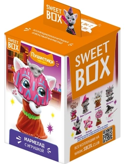 Пушистики Чародеи Котята Свитбокс SweetBox игрушка и жевательный мармелад SWEET BOX