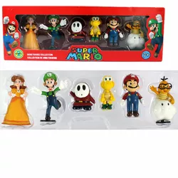 Super Mario Супер Марио игрушки супер марио набор 6 фигурок серия 1 4-6см