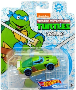 Черепашки Ниндзя Леонардо Hot Wheels Хот вилс машинка ninja turtles leonardo nickelodeon