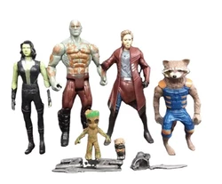 Марвел Стражи Галактики Marvel Guardians of the Galaxy набор фигурок супергероев игровые фигурки 5шт 7-17 см