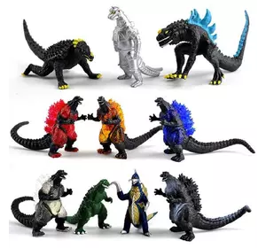 Годзилла Godzilla Годзилла и монстры Godzilla &amp; monsters набор детских фигурок 10 шт 6 см