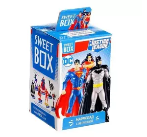 Лига справедливости justice league Свитбокс  Sweet Box мармелад с игрушкой в коробочке