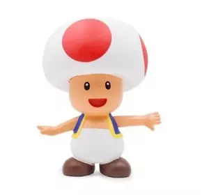 Cупер марио Super Mario человек гриб mushroom man игровая детская фигурка 25 см