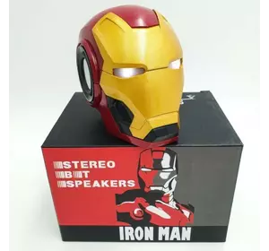 Железный человек Iron Man Портативна бездротова Bluetooth колонка Колонка шлем NECA