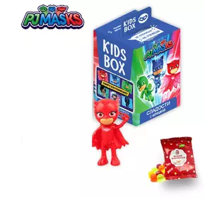 Герои в масках PJ Mask Sweetbox Свитбокс Кидсбокс kids box мармелад в коробочке с игрушкой
