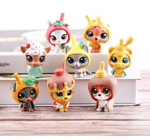 Литл Пет Шоп Littlest Pet Shop набор фигурок детские фигурки 8шт новые 6см ПВХ