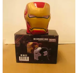 Железный человек Marvel Iron Man Марвел керамическая 3D кружка фигурная чашка