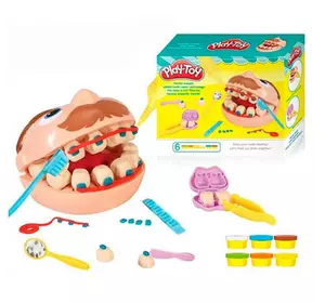 Мистер Зубастик набор для лепки Play-Doh набор стоматолога для детей