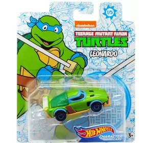 Черепашки Ниндзя Леонардо Hot Wheels Хот вилс машинка ninja turtles leonardo nickelodeon