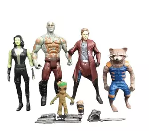 Марвел Стражи Галактики Marvel Guardians of the Galaxy набор фигурок супергероев игровые фигурки 5шт 7-17 см