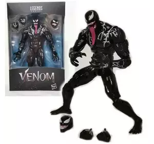 Веном Venom Marvel Марвел коллекционная фигурка Legends Series с языком подвижная игровая фигурка 17см